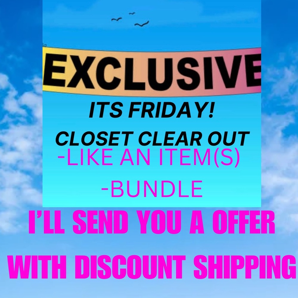 GREAT DISCOUNTS Exclusive Friday Offer Poster